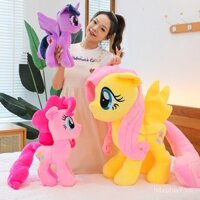 Đồ chơi nhồi bông My Little Pony mới, búp bê ngựa cầu vồng, quà sinh nhật cho trẻ em, búp bê kỳ lân cho bé gái