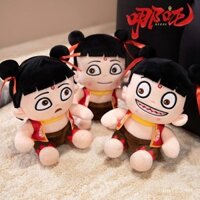 Đồ chơi nhồi bông Nezha, búp bê Nezha chinh phục thế giới dưới nước, gối đồng hành nhồi bông, quà sinh nhật cho cô ấy