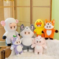 Đồ chơi nhồi bông ngoại vi sao Yuanmeng mới, búp bê cáo đỏ dễ thương Meishanshan, thú nhồi bông cho trẻ em