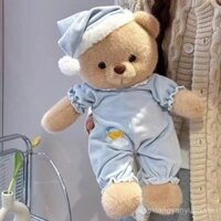 Đồ chơi nhồi bông pyjama dễ thương, búp bê nhỏ ngủ, đồng hành ngủ, thú nhồi bông, quà sinh nhật cho nam và nữ