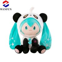 Đồ chơi nhồi bông RADIANTEDGE Miku, Búp bê nhồi bông hoạt hình bằng vải PP Hatsune Miku, Kawaii Anime Panda Fufu Hatsune Miku Đồ chơi sang trọng Trang trí nhà cửa