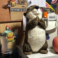 🦦💕Đồ chơi nhồi bông Rái cá nhỏ, Búp bê hoạt hình thú nhồi bông biển dễ thương