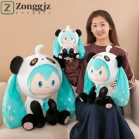 Đồ chơi nhồi bông ZONGGJZ Miku, Búp bê nhồi bông hoạt hình gấu trúc Hatsune Miku, Kawaii Fufu Anime PP Cotton Hatsune Miku Đồ chơi sang trọng Trẻ em