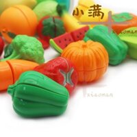 Đồ chơi nhựa mô phỏng cắt rau củ quả cho bé gái, trò chơi giả vờ vui nhộn, bắp cải Trung Quốc, bắp cải tím