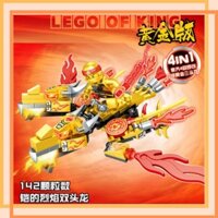 Đồ chơi Ninjago Rồng Vàng Set 1 Lốc 8 Bộ Ninja cưỡi Rồng Thần Giá Sỉ