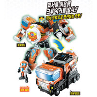 Đồ chơi ô tô biến hình thành Robot siêu biệt đội xây dựng công trình - hàng Hello Carbot chính hãng Choirock.