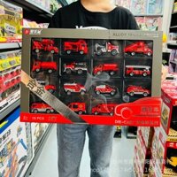 Đồ chơi ô tô cho bé trai, bộ 15 xe công trình cứu hộ xây dựng cho bé anhdochoi