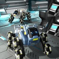 Đồ Chơi Ô Tô địa hình điều khiển, Chó Robot 8 Bánh Phun Khói. Di Chuyển Linh Trên Nhiều Địa Hình Cực đẹp. 2203