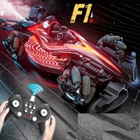 Đồ Chơi ô tô điều khiển F1 ultra, Âm thanh sống động, 4 Động cơ. Phun Khói, Xoay 360 Độ, có nhạc, có đèn.