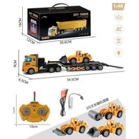 Đồ chơi ô tô điều khiển từ xa các mẫu xe đầu kéo đa dạng, cỡ 32cm pin sạc tiện dụng