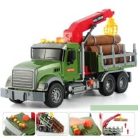 Đồ chơi ô tô mô hình cỡ lớn mô phỏng xe cứu hộ cứu hoả, xe trộn bê tông, xe cẩu cho bé Toy
