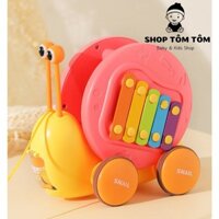 Đồ Chơi Ốc Sên Có Đàn Và Dây Kéo Vui Nhộn Cho Bé