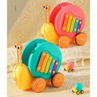 Đồ Chơi Ốc Sên Đàn Piano Có Dây Kéo Vui Nhộn Cho Bé Yêu