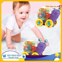 Đồ Chơi Ốc Sên Trong Suốt Có Nhạc Và Đèn Chiếu Sáng Cho Bé