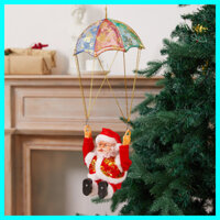 Đồ Chơi Ông Già Noel Bung Dù, Quay Dù Kèm Nhạc Cho Bé