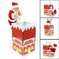 Đồ chơi ông già Noel chui ống khói quà tặng noel - giáng sinh cho bé