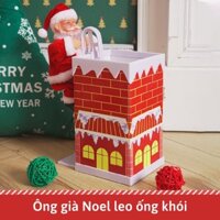 Đồ chơi ông già Noel chui ống khói - Có nhạc vui nhộn