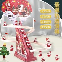 Đồ Chơi Ông Già Noel Leo Cầu Thang Tự Động Giáo Dục Sớm Cho Bé