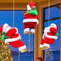 Đồ chơi ông già Noel leo dây, nhảy dù, leo cau thangQuà tặng cho bé dịp giáng sinh