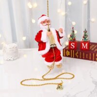 Đồ Chơi Ông Già Noel Leo Thang, Đu dây, Nhảy Dù, Chui Ống Khói, Ngồi Xe Tuần Lộc - Quà tặng cho bé dịp Noel
