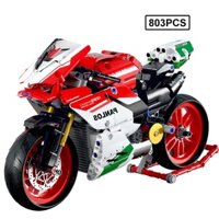 Đồ chơi - Panlos 672001 Lắp Ráp XE MOTO DUCATI 1299 PANIGALER FINAL EDITION 803 Mảnh