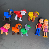 Đồ chơi PAW PATROL 08 mô hình nhân vật Biệt đội chó cứu hộ nhựa ABS cứng cáp cho bé từ 4 tuổi