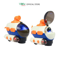 Đồ chơi phi thuyền có nhạc đèn chiếu VBC-RS-9028C nhiều chức năng, tự động quay đầu, tương tác vui nhộn