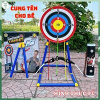 Đồ Chơi Phóng Cung Tên Cho Bé Giải Trí Ngoài Trời Hoặc Trong Nhà E58 - Bộ 3 Tên Và 1 Bia Cao Cấp