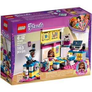 Đồ chơi phòng ngủ sang trọng của Olivia Lego Friends - 41329 (163 chi tiết)