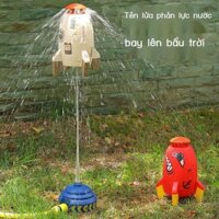 Đồ chơi phun nước tên lửa bay ngoài trời