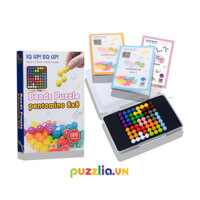 Đồ chơi Puzzlia Beads Puzzle 8x8 (3 sách 228 thử thách)