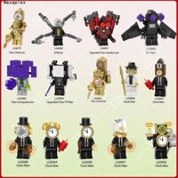 Đồ chơi quà tặng Super Titan Audio Man Lắp ráp Khối xây dựng Đồ chơi Skibidi Mô hình vệ sinh