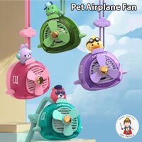 ĐỒ CHƠI QUẠT MINI ĐEO CỔ DJ / MÁY BAY THÚ CƯNG XOAY CÁNH QUẠT ĐÁNG YÊU SẠC TYPE-C DÀNH CHO BÉ SIÊU HOT 2024