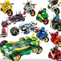 Đồ Chơi quy mô lắp đặt lego Xếp Hình sembo block technic Lego Ninjago zimo 4013 71073 81642 xe chạy Bóng Đêm Của Ninja n