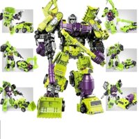 Đồ chơi Robot biến bình Transformer - Đa dạng các loại xe biến hình khác nhau (màu Xanh Lục)