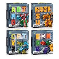 Đồ Chơi Robot Biến Hình Từ Chữ Cái - Đồ Chơi Giáo Dục Sớm Cho Bé