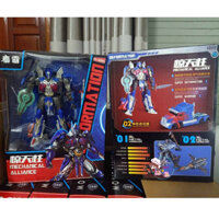 Đồ chơi robot biến hình transformer optimus prime commander