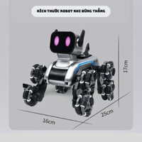 Đồ Chơi Robot Chó Thông Minh Có 8 Bánh Xe Có Thể Di Chuyển Trên Nhiều Địa Hình