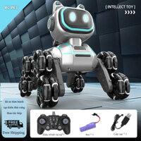 Đồ Chơi Robot Chó Thông Minh Điều Khiển Từ Xa Mẫu Mới 8 Bánh Siêu Cute, Đồ Chơ Ô Tô Cho Trẻ Em