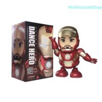 Đồ chơi robot người sắt Iron Man Hero nhảy múa theo nhạc, vui nhộn - Đồ chơi mô hình Iron Man, Đồ chơi thông minhtrẻ em