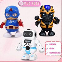 Đồ chơi Robot Siêu Nhân Nhảy Múa, Robot Dancer Phát Nhạc, Người Máy Nhún Nhảy Và Phát Sáng, Đồ Chơi Cho Bé -Burubo.Store