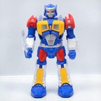 Đồ Chơi Robot Xoay 360 Độ Có Đèn Led Phát Nhạc Tự Di Chuyển