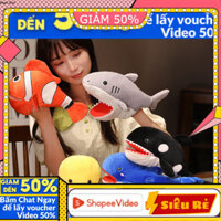 Đồ chơi rối tay cá mập đại dương, đồ chơi rối găng tay cá hề có thể mở miệng cho bé, giáo dục sớm, đạo cụ biểu diễn