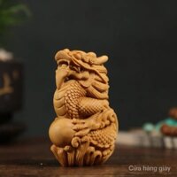 Đồ Chơi Rồng Bằng Gỗ Khắc Thủ Công Tinh Xảo