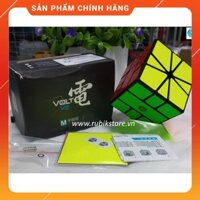 Đồ chơi Rubik biến thể 6 mặt Square 1 QiYi X-Man Volt Square -1 V2 Half Magnetic Black/Yellow White