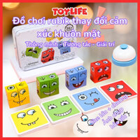 Đồ chơi rubik thay đổi cảm xúc khuôn mặt rubik thay đổi khuôn mặt rubic cảm xúc trò chơi ghép hình gỗ biểu cảm khuôn mặt