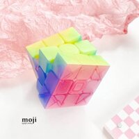Đồ chơi Rubik Trong suốt đường chéo 3x3 5cm