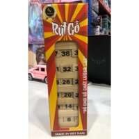 Đồ chơi rút gỗ số bản to có 48 chi tiết hàng Việt Nam chất lượng tốt
