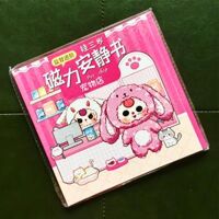 Đồ chơi sách dán Sticker nam châm Baby Three hồng, tranh dán từ tính thủ công cho bé GH-NC33