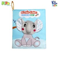 Đồ Chơi Sách Vải Lật Mở Song Ngữ Việt – Anh Có Bóp Kêu Chíp Chíp Cho Bé 0-5 Tuổi – Bé Thấy Gì Nào - PiPo Vietnam